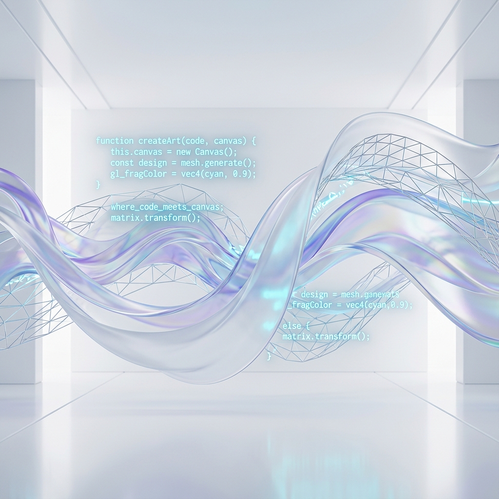 Where Code Meets Canvas 3D Sculpture